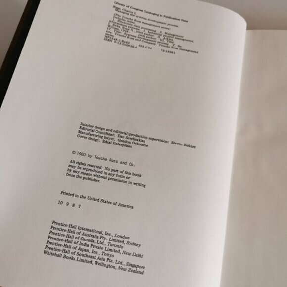 1980 Managing Systems Development Process Textbook Vintage Planning Project Mgmt - Picture 3 of 10